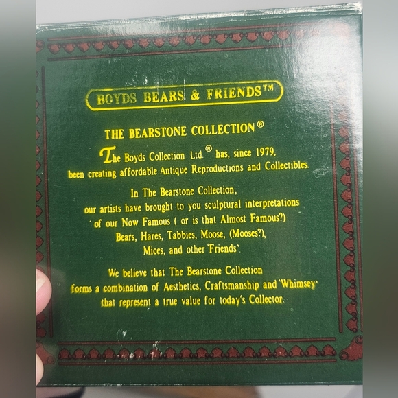 Vintage Boyds Bears & Friends 1998 Limited Edition Noel Bruinski Da Electrician - Picture 16 of 16